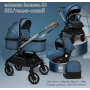 Коляска LUXMOM B1 3в1: синий