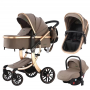 Коляска LUXMOM 601A : бежевый