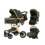 Коляска LUXMOM 601A : зеленый