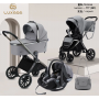 Коляска LUXMOM 777 3в1 : серый