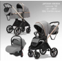 Коляска LUXMOM 788 3в1 : светло-серый