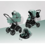 Коляска LUXMOM 777 3в1 : зелёный