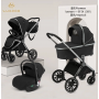 Коляска LUXMOM 811 3в1: чёрный