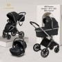 Коляска LUXMOM 811Х 3в1 : чёрный