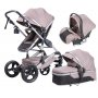 Коляска LUXMOM 558 3в1: бежевый