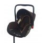 BABY CAR SEAT HB801 с подушкой вкладышем  (группа 0+ от 0-13 кг.): BLACK+BROWN
