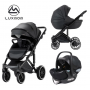 Коляска LUXMOM F2 3в1 : черный