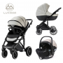 Коляска LUXMOM F2 3в1 : серый