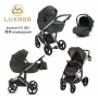 Коляска LUXMOM F5 3в1: изумруд