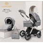 Коляска LUXMOM A6 3в1 : серый