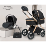 Коляска LUXMOM A6 3в1 : черный