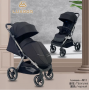 Коляска детская LUXMOM M11 : чёрный