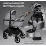 Коляска LUXMOM B1 3в1: тёмно-серый