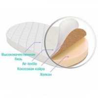 Детские матрас Classik ideal овальный 125*75*9